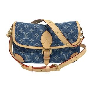 LOUIS VUITTON Diane shoulder bag Monogram denim blue